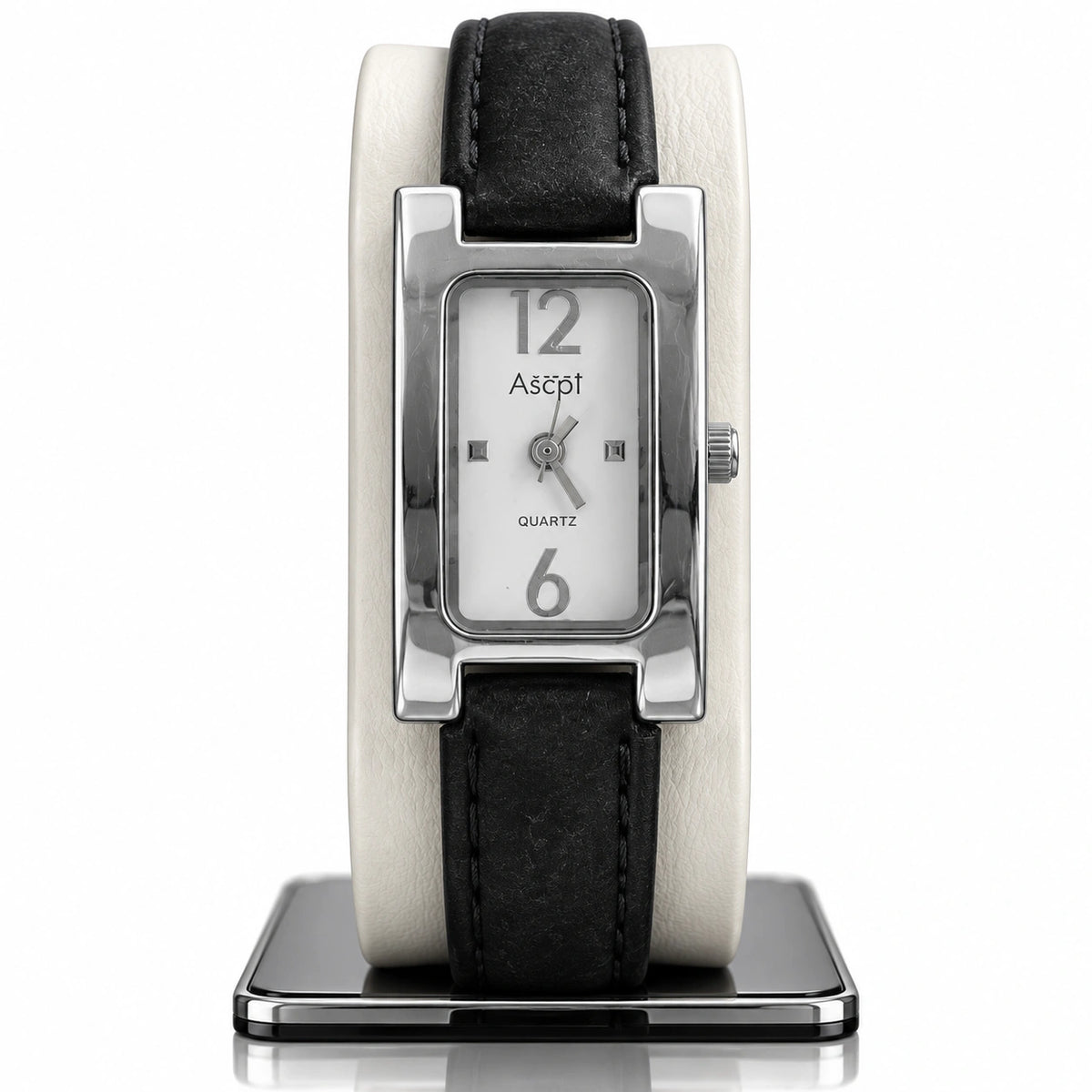 Jovera Joyce Éclipse Noir Women’s Luxury Rectangular Timepiece