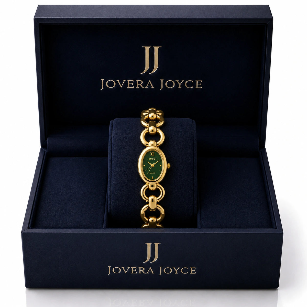 Jovera Joyce Emerald Élégance Heritage Women’s Timepiece