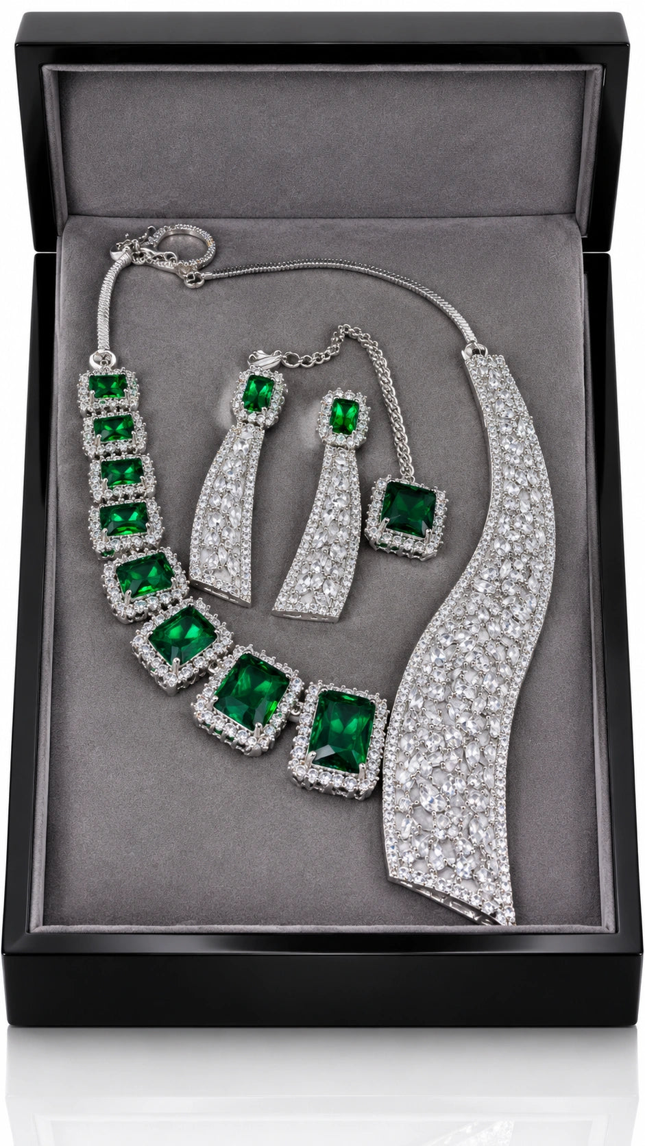 Jovera Joyce Emerald Éclat Royale Statement Jewellery Collection