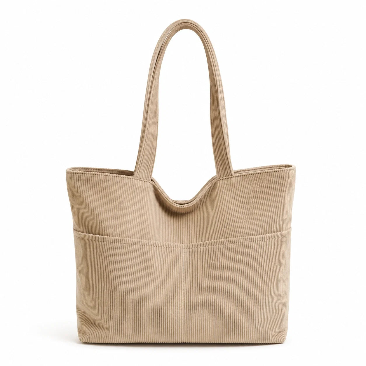 Jovera Joyce Élan Velours Sculpted Ribbed Carryall Tote