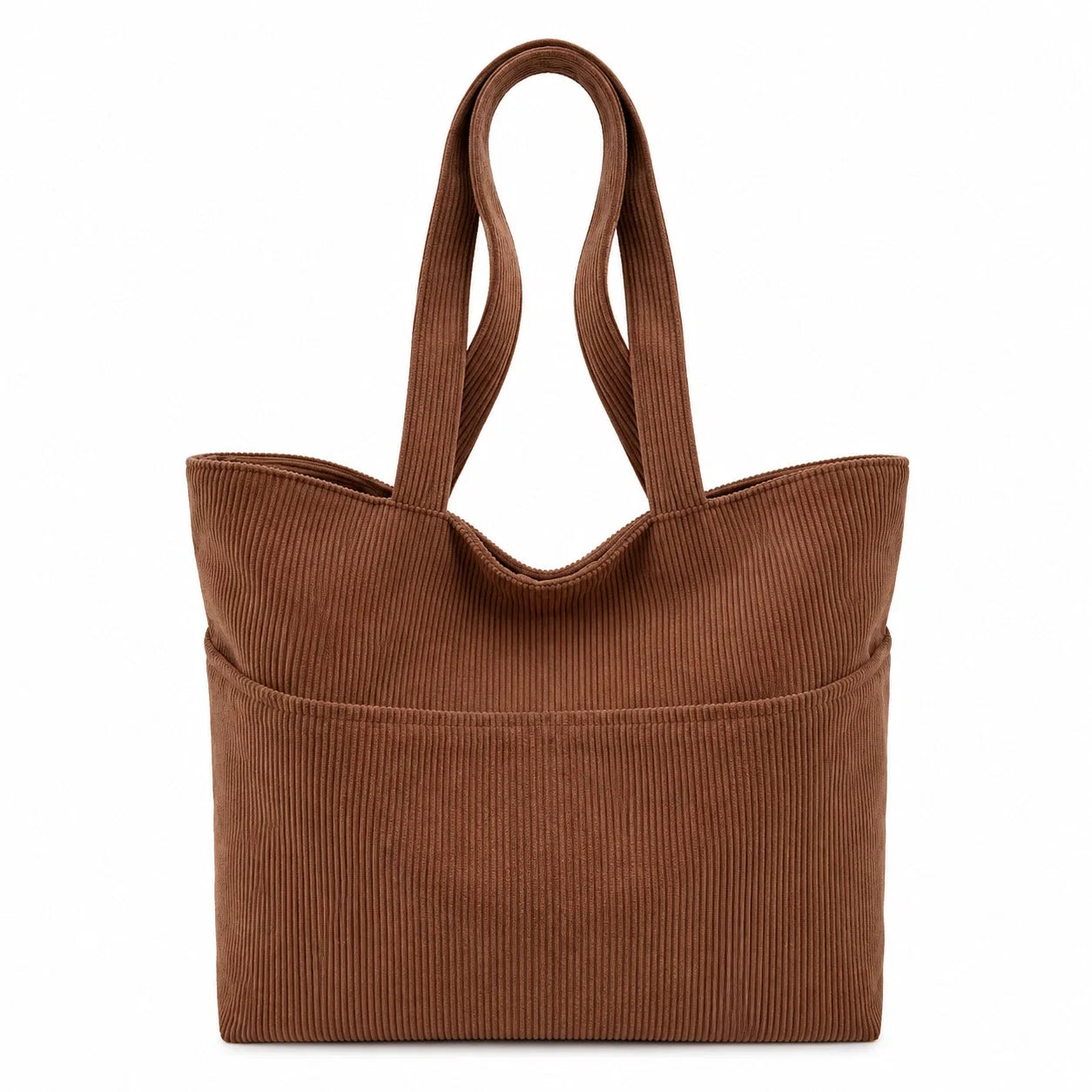 Jovera Joyce Élan Velours Sculpted Ribbed Carryall Tote