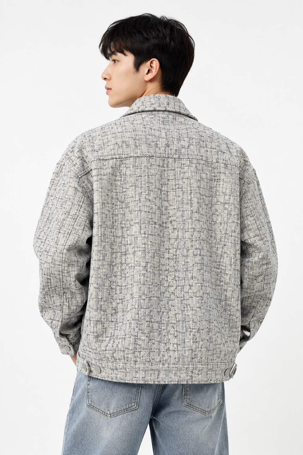 Small Fragrant Wind Coat Men's Autumn Loose Casual Harbor Style Sub Jacket