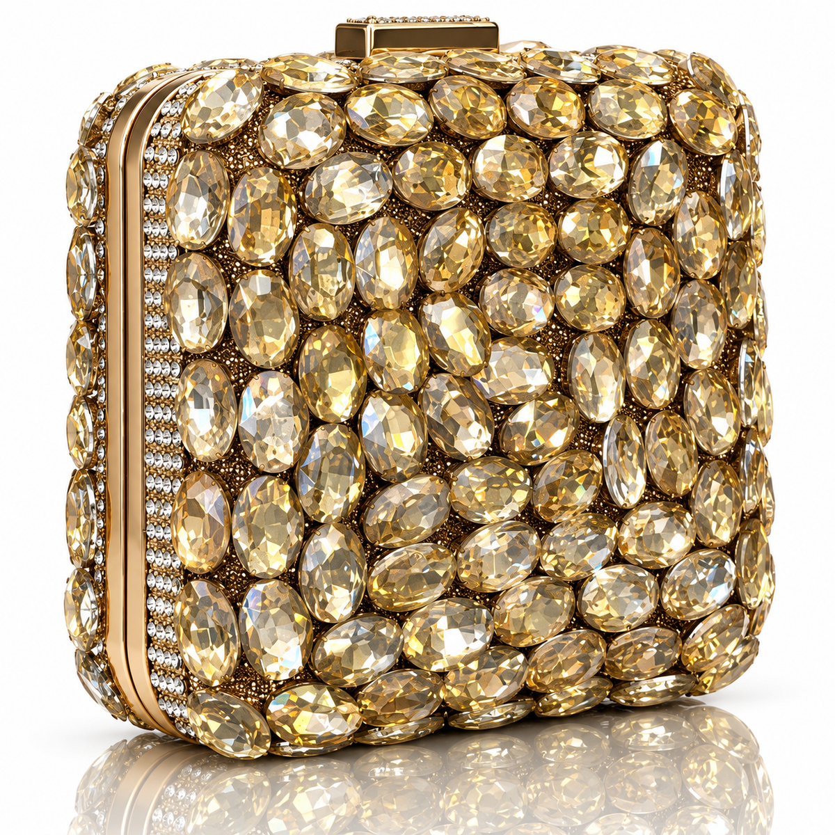 Jovera Joyce Aurelia Celestia Crystal Embellished Evening Clutch