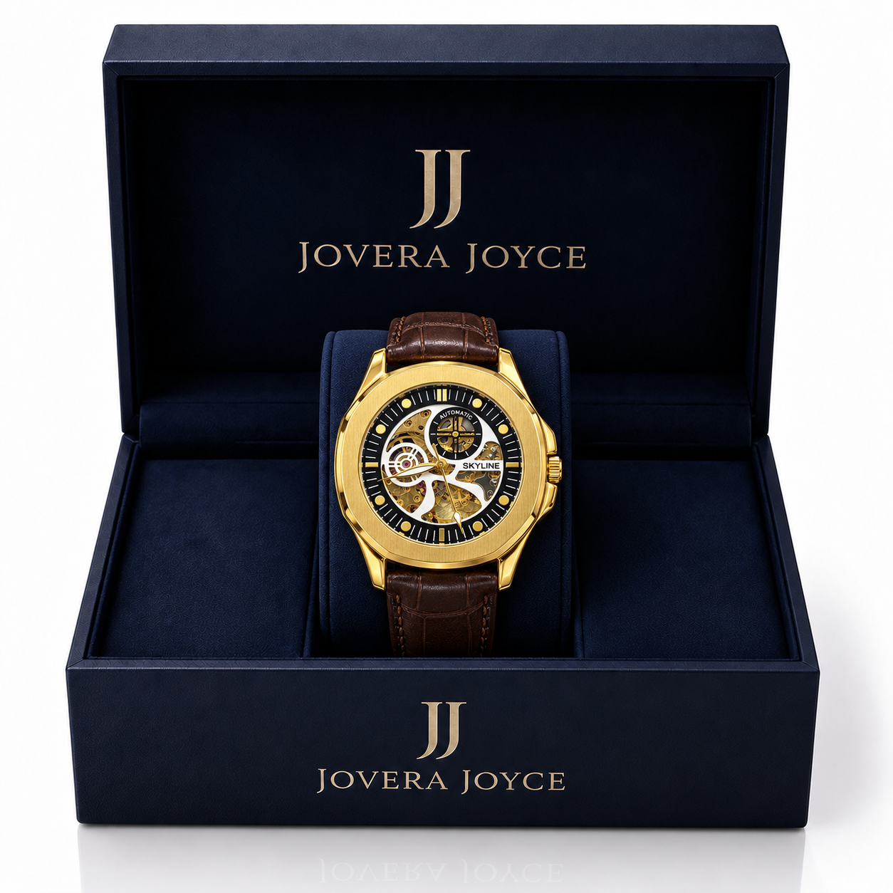 Jovera Joyce Auremont Heritage Skeleton Timepiece