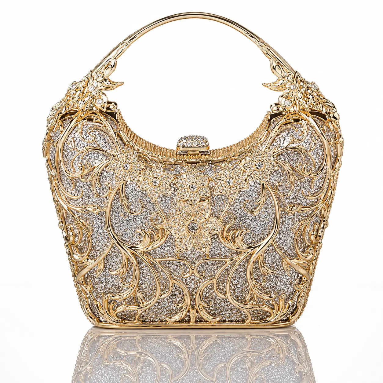 Hollow Out Party Clutch Shiny Banquet Bag Jovera Joyce
