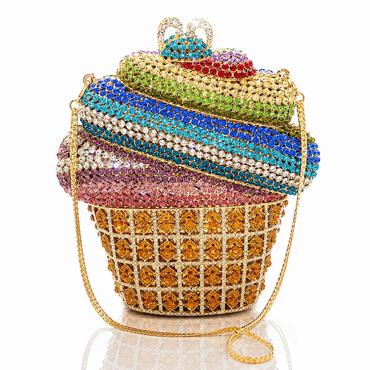 Crystal Ice Cream Cup Clutch Jovera Joyce