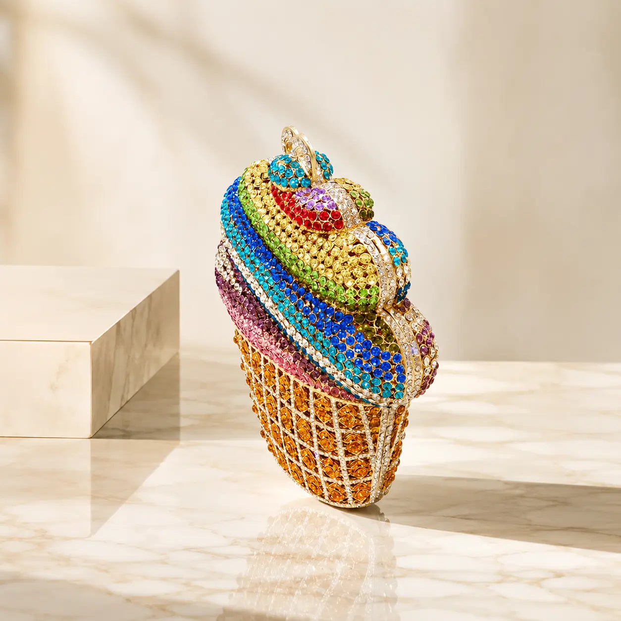 Crystal Ice Cream Cup Clutch Jovera Joyce
