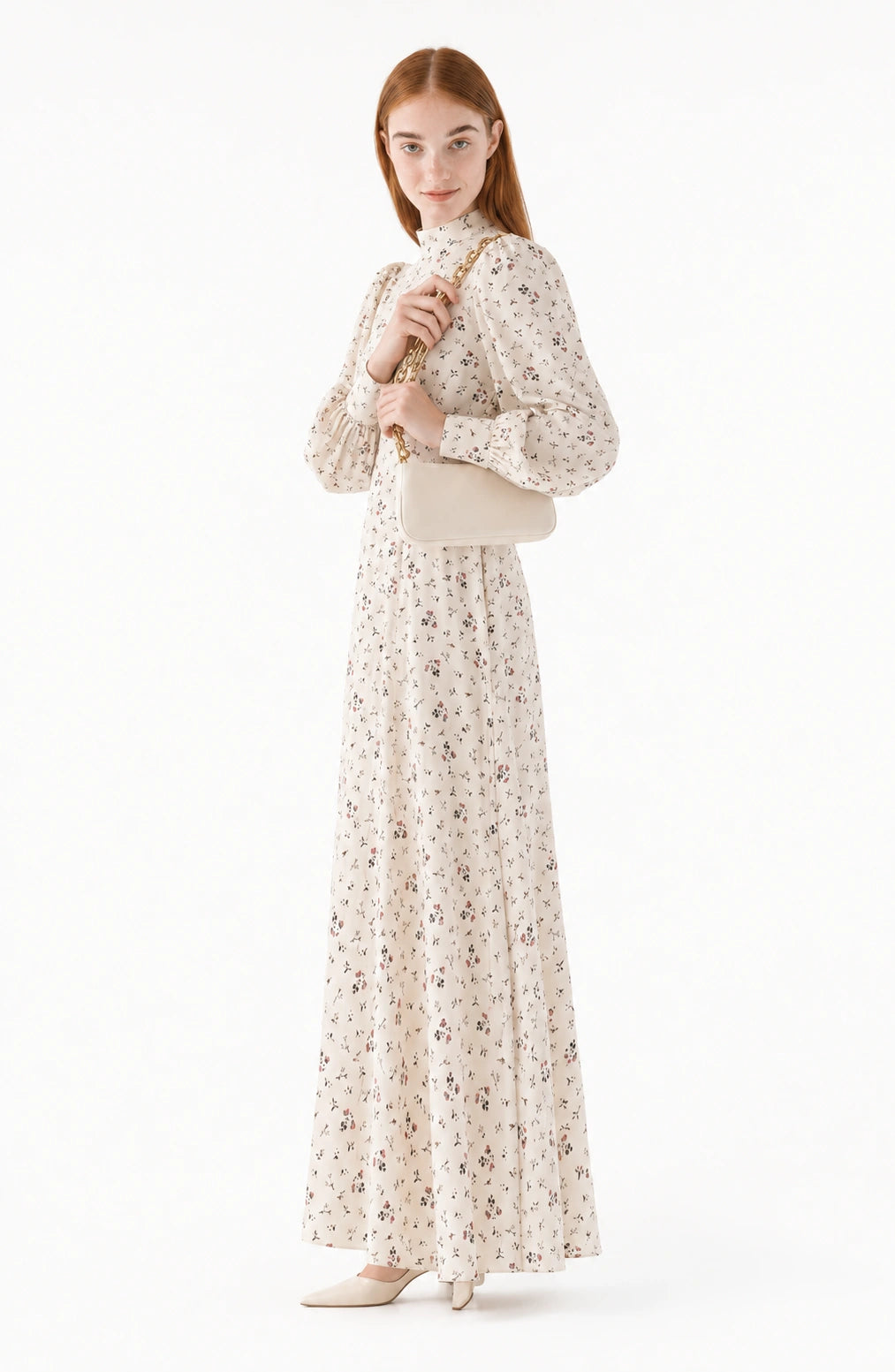Jovera Joyce Celestine Grand-Swing Floral Maxi Dress
