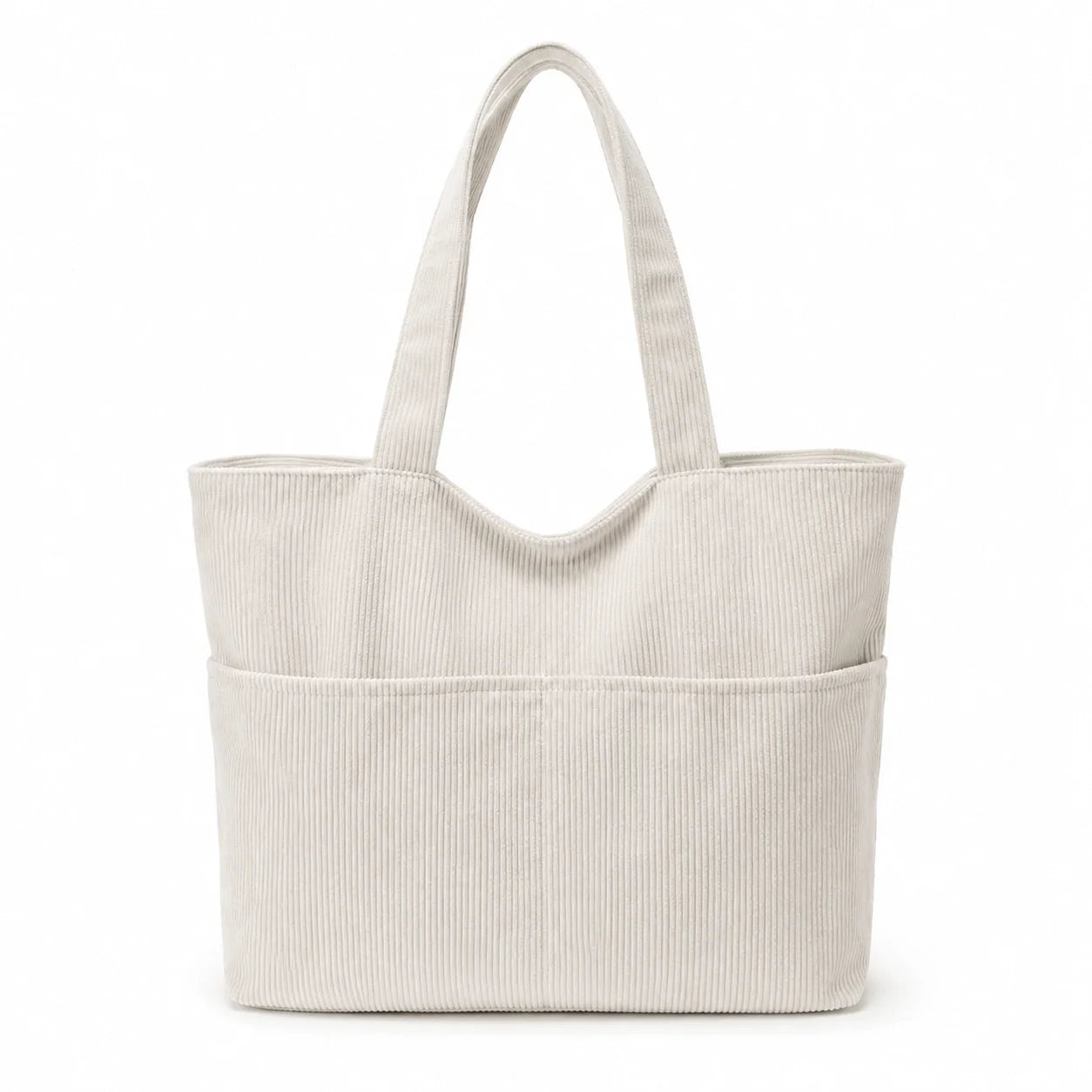 Jovera Joyce Élan Velours Sculpted Ribbed Carryall Tote