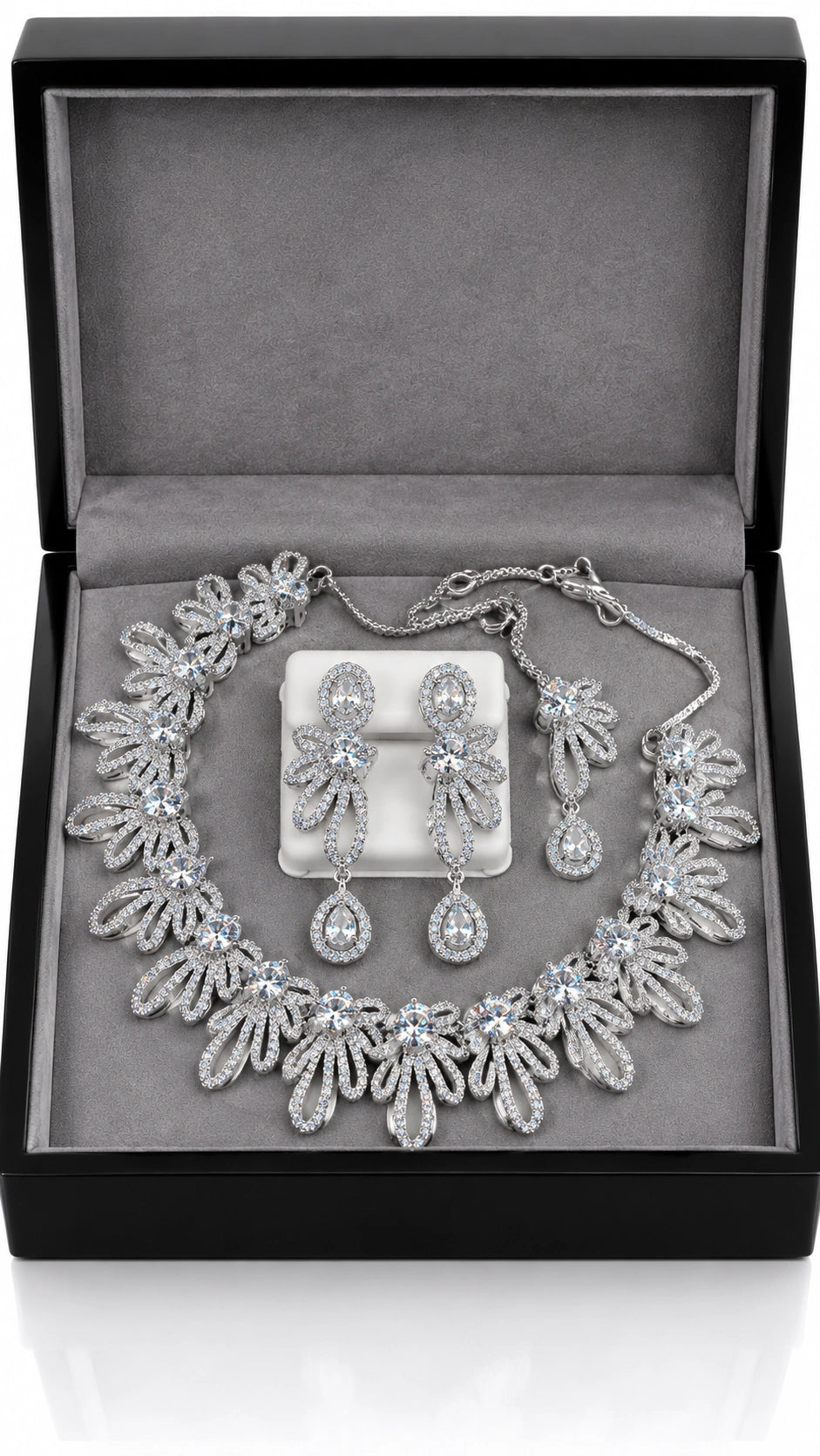 Jovera Joyce Celestia Fleur Royale Diamond-Inspired Jewellery Ensemble