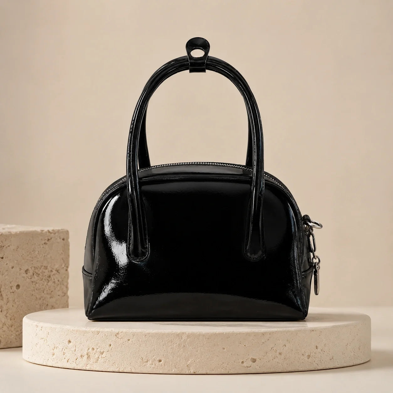 Jovera Joyce Belle Époque Double-Bow Gloss Handbag