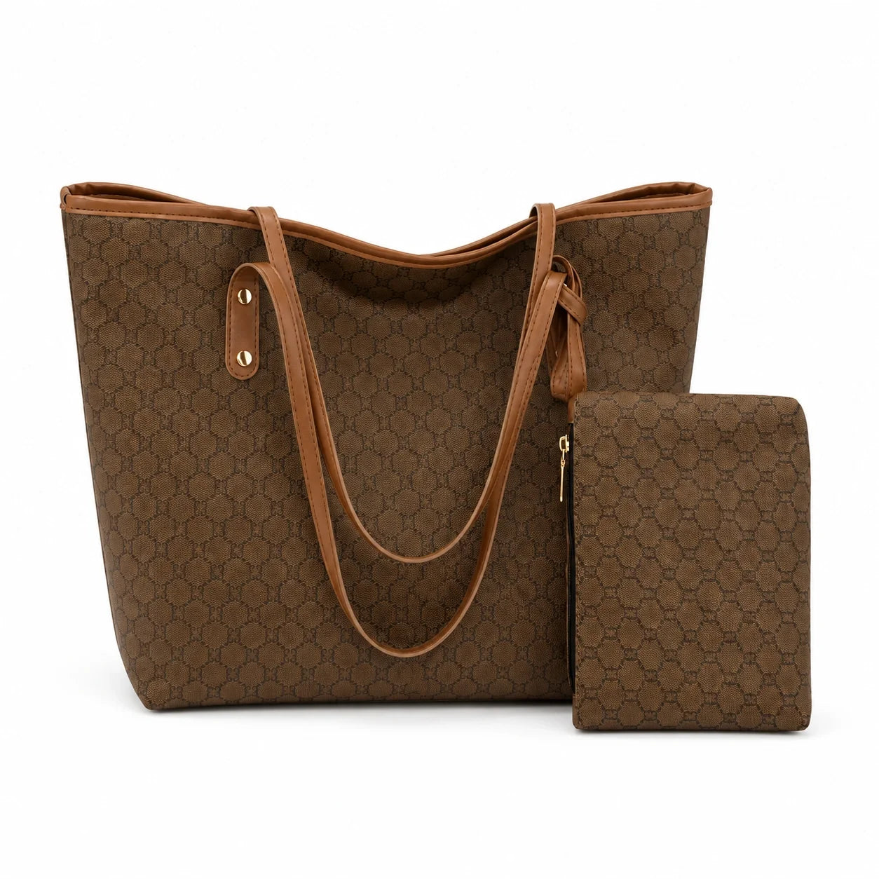 Jovera Joyce Maison Héritage 2-Piece Patterned Tote & Pouch Collection