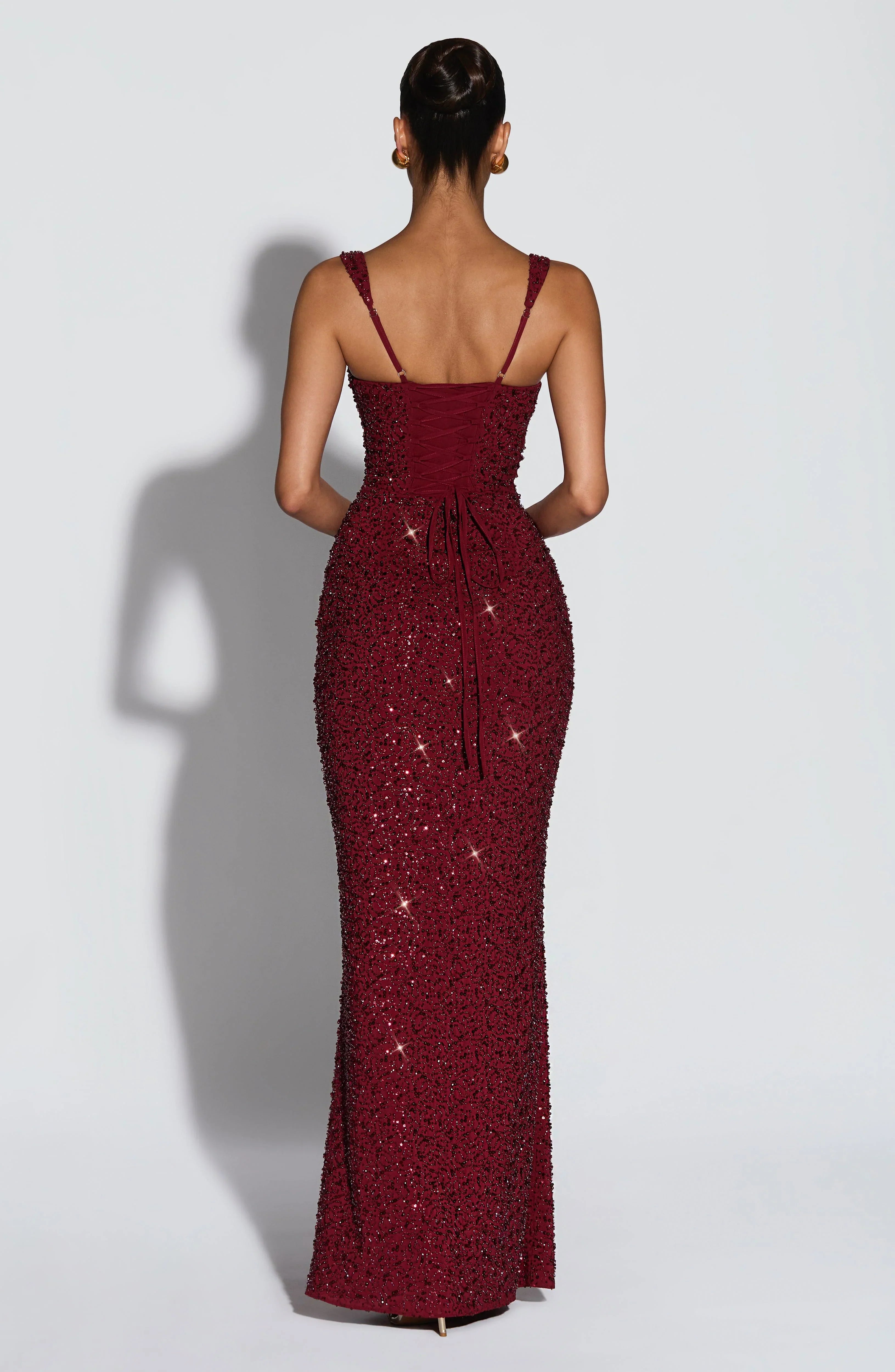 Womens Sequin-decorated Figure-hugging Fashionable Dress Jovera Joyce