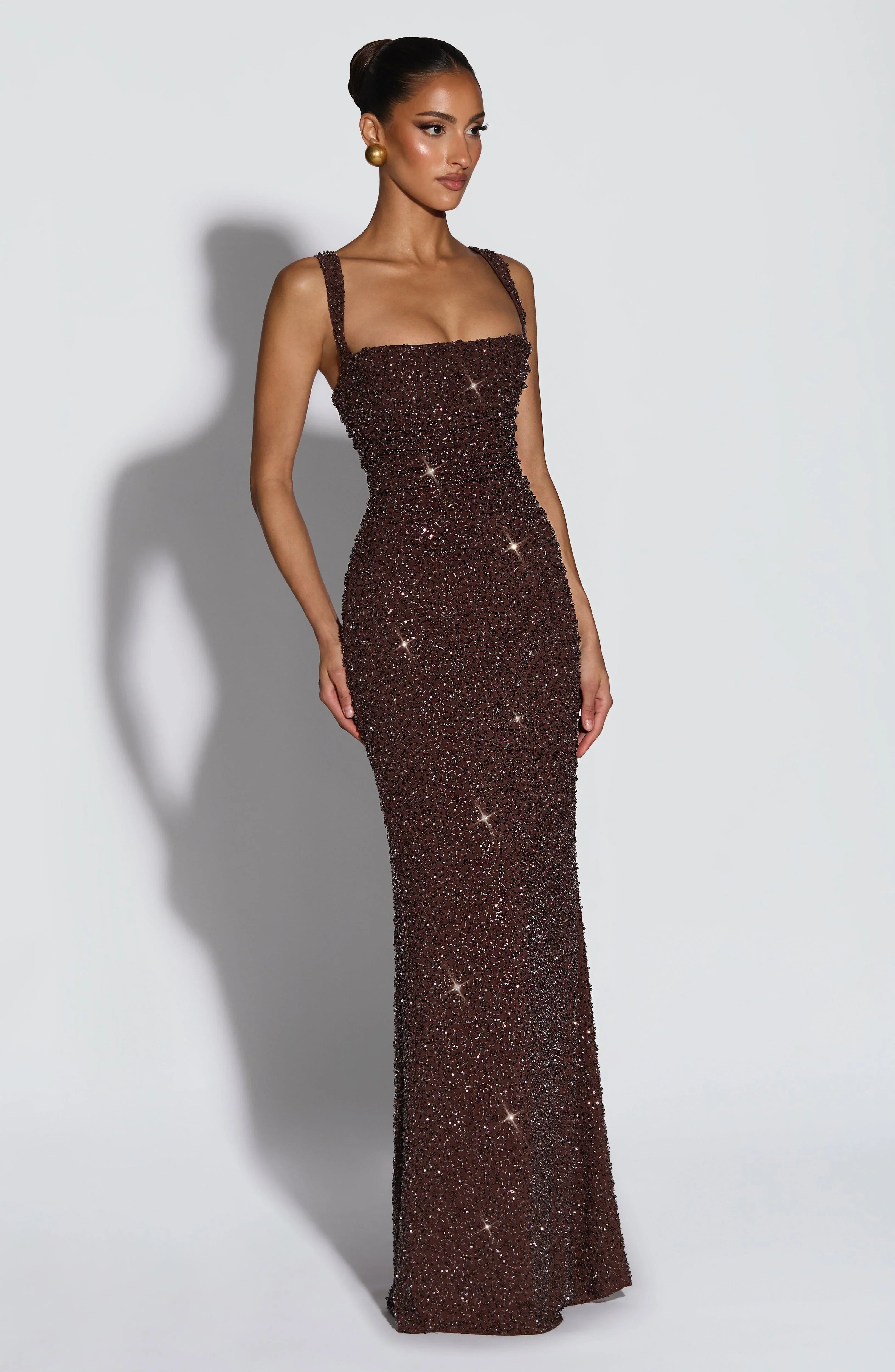 Womens Sequin-decorated Figure-hugging Fashionable Dress Jovera Joyce