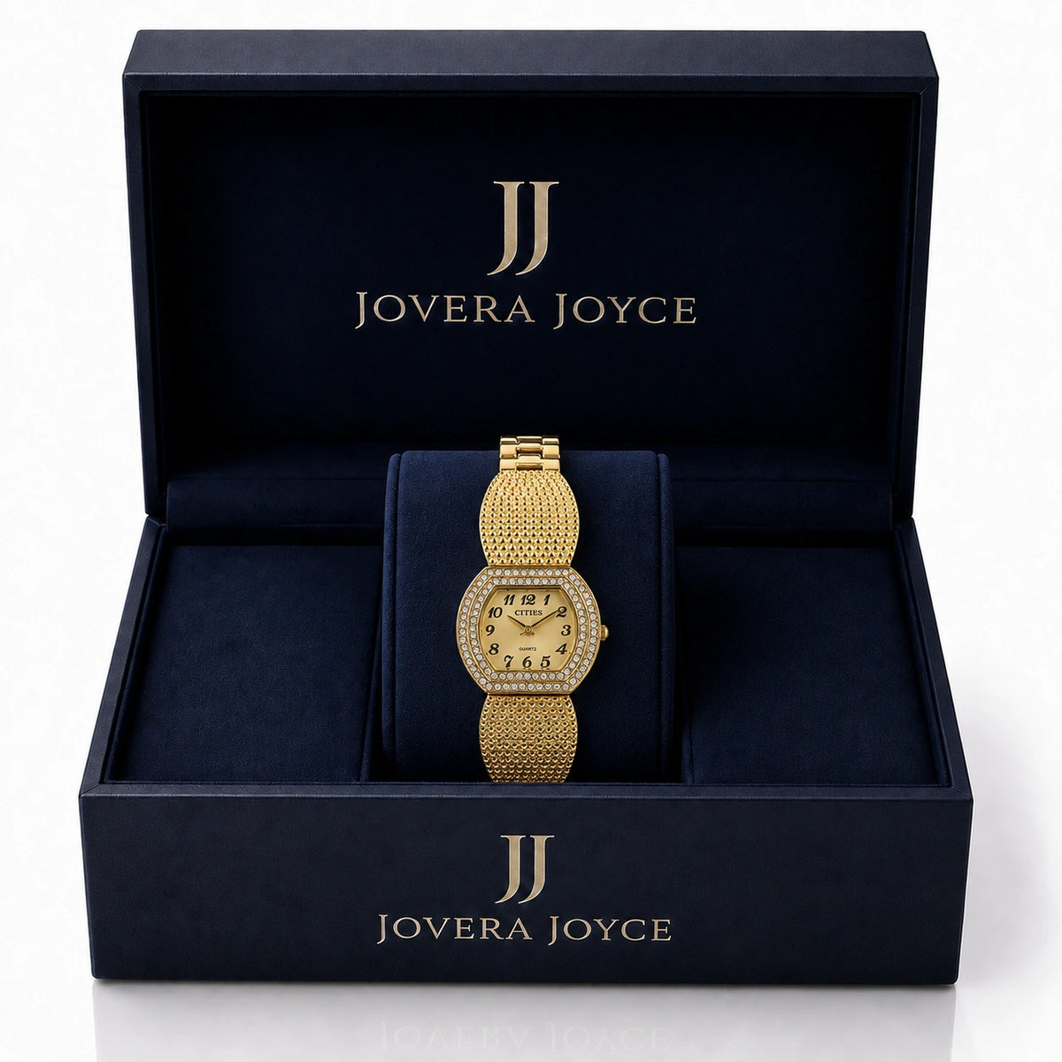 Jovera Joyce Aurelia Éclat Gold Crystal Heritage Timepiece