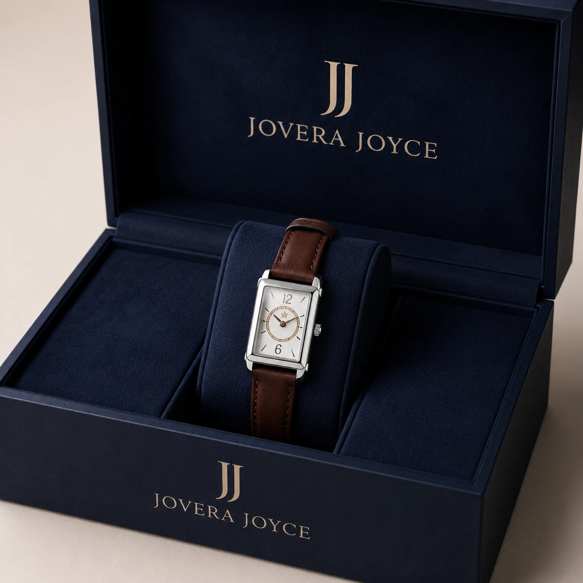 Jovera Joyce Élan Heritage Women’s Classic Leather Timepiece