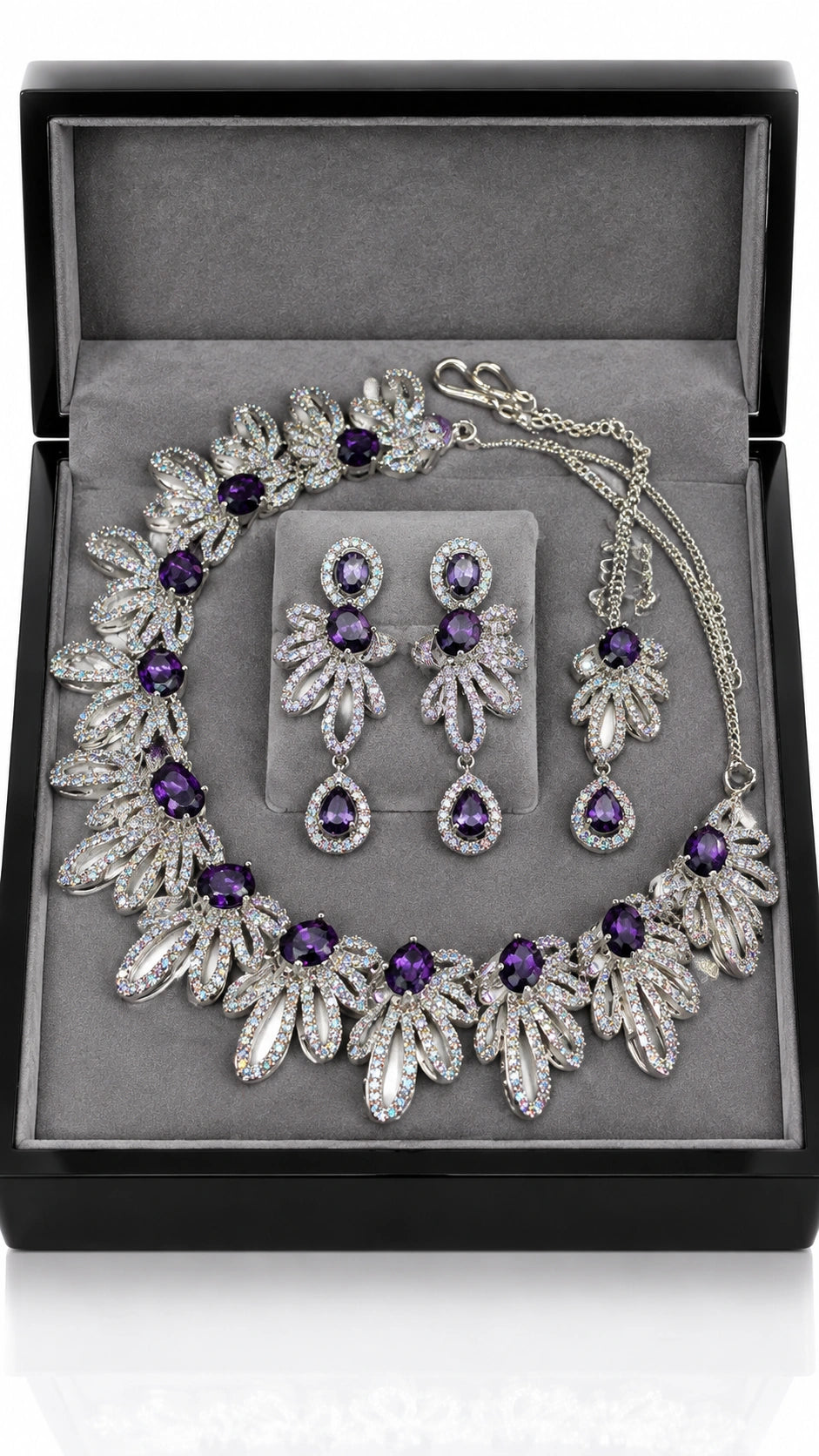 Jovera Joyce Amethyst Élan Royale Statement Jewellery Collection