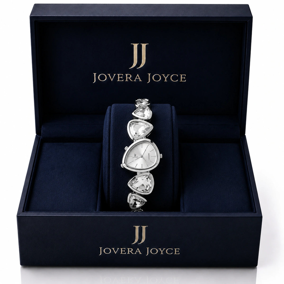 Jovera Joyce Celestia Crystal Sculptura Women’s Luxury Timepiece