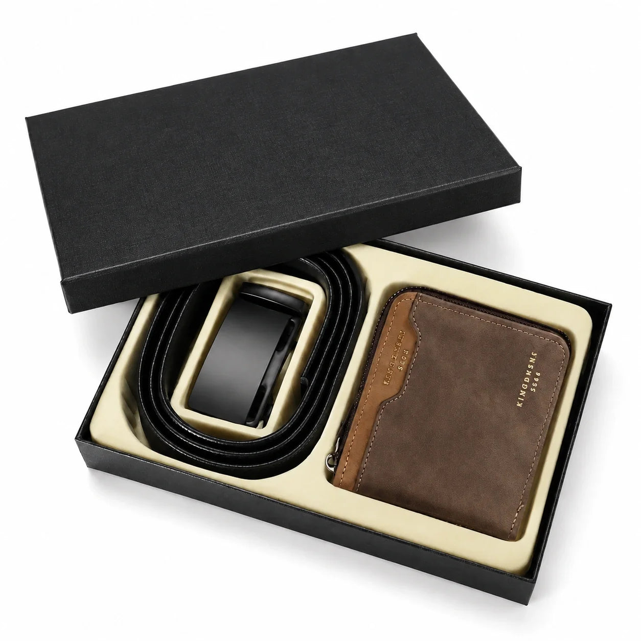 Jovera Joyce Regent Noir Executive Belt & Wallet Presentation Set
