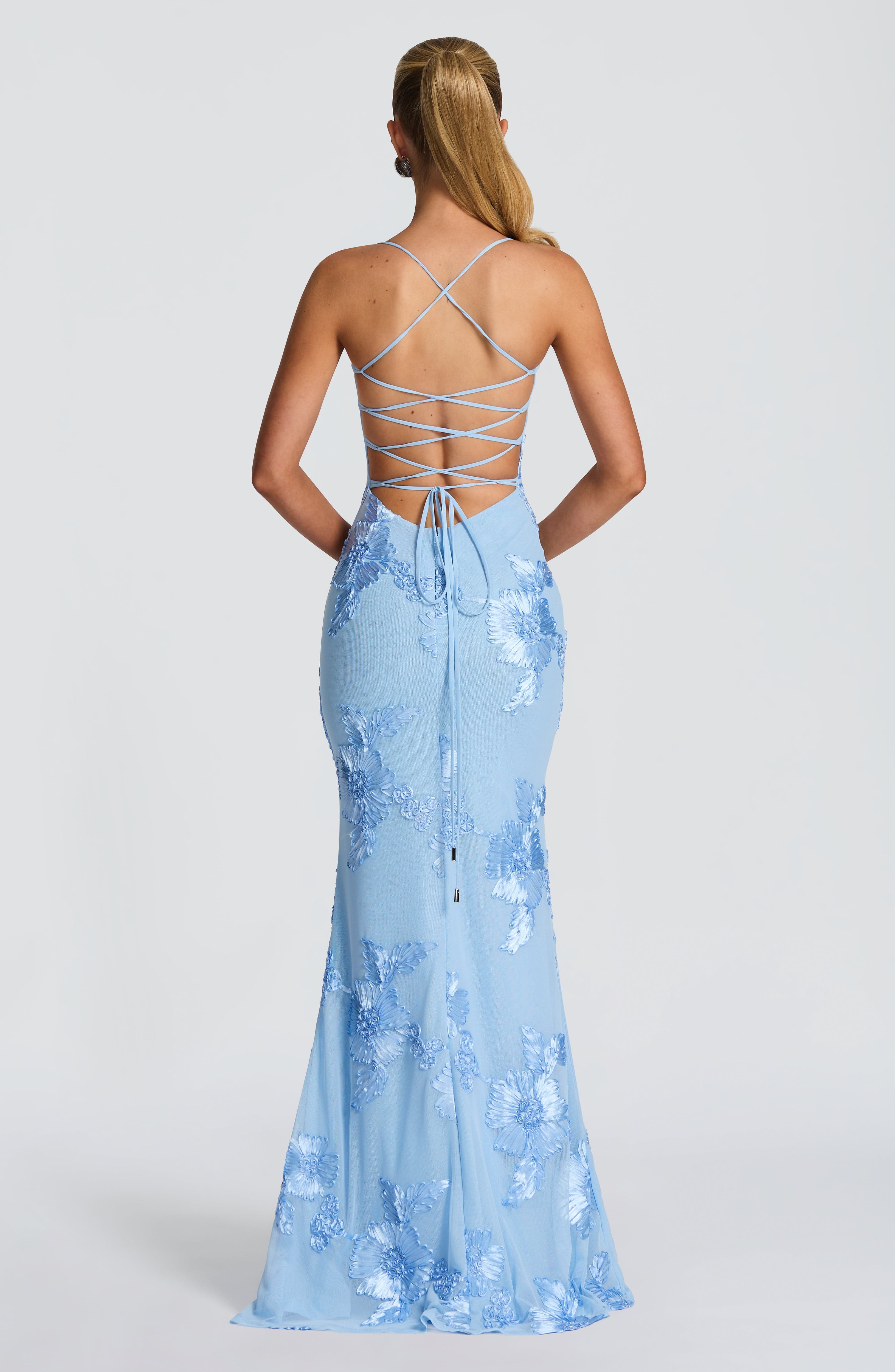 Flower-decorated Evening Dress High-end Banquet Elegant Slimming Jovera Joyce