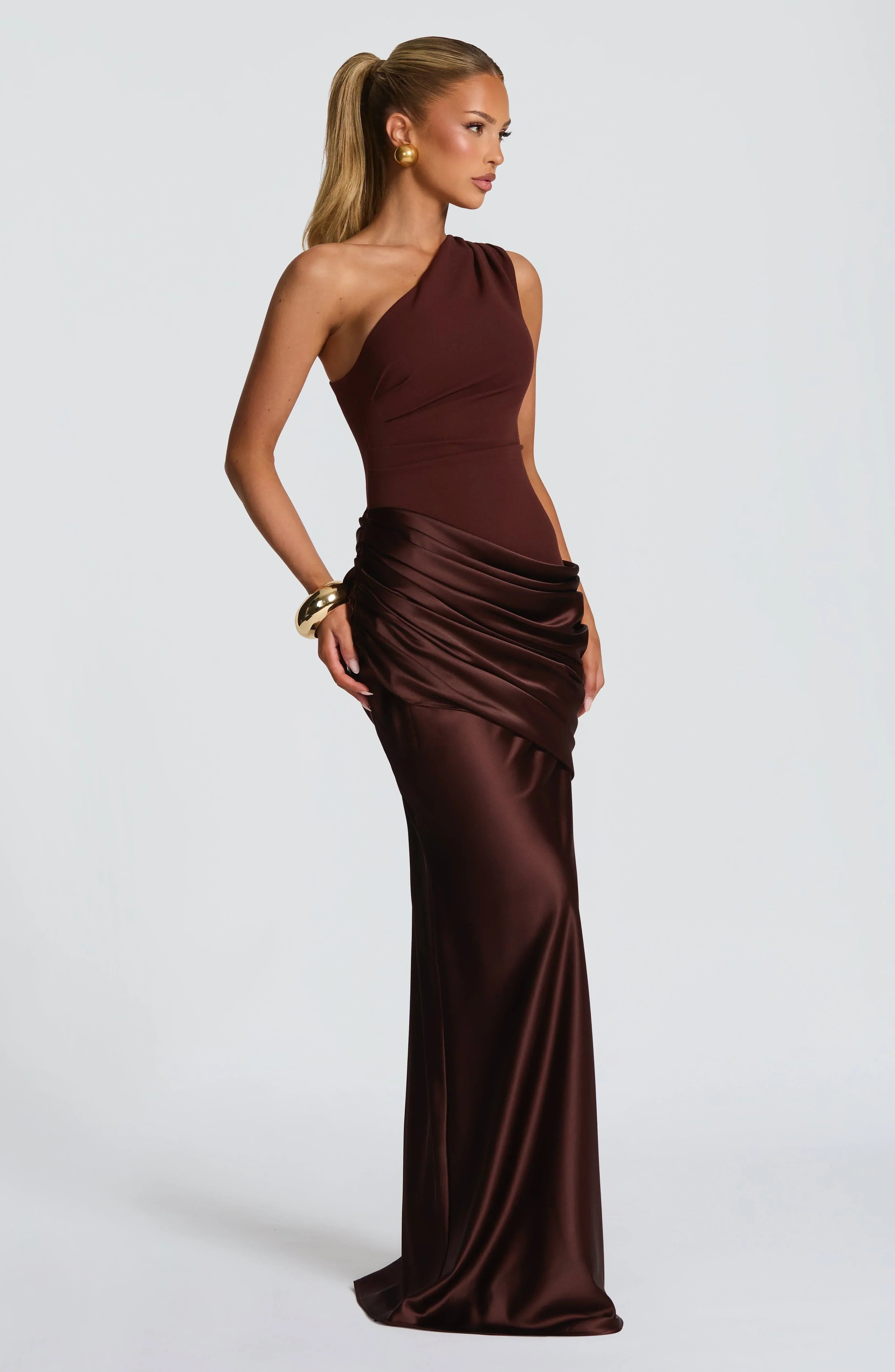 Elegant Womens Long One-Shoulder Dress Jovera Joyce