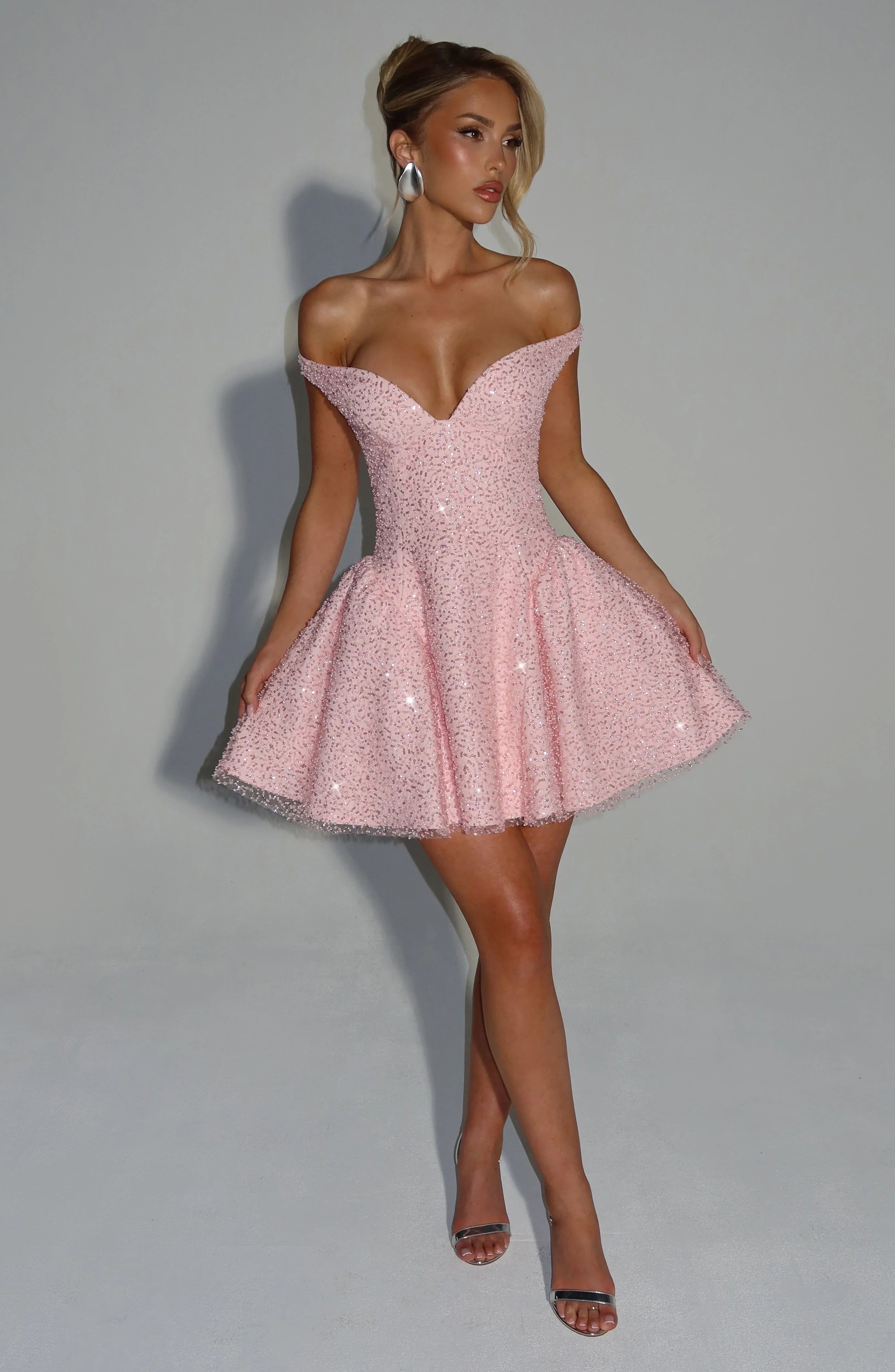 Women's Fashion Elegant Sequins Backless Dress Jovera Joyce
