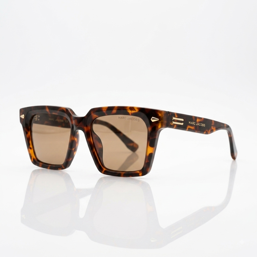 Marc Jacobs Bold Square Brown Lenses (MJ 1000/S) Luxury Sunglasses