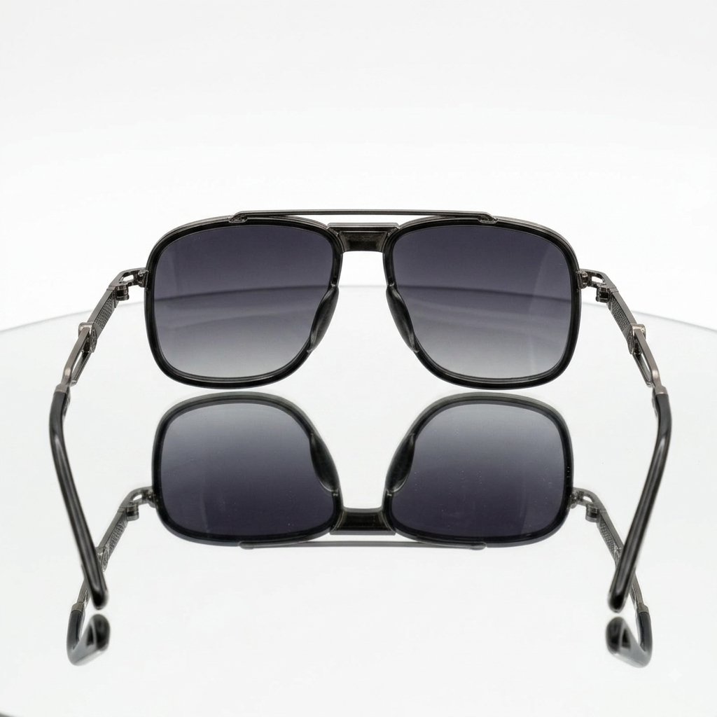 Maybach The Artist III Luxury Gunmetal Navigator Sunglasses