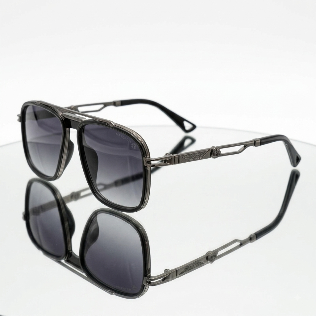 Maybach The Artist III Luxury Gunmetal Navigator Sunglasses