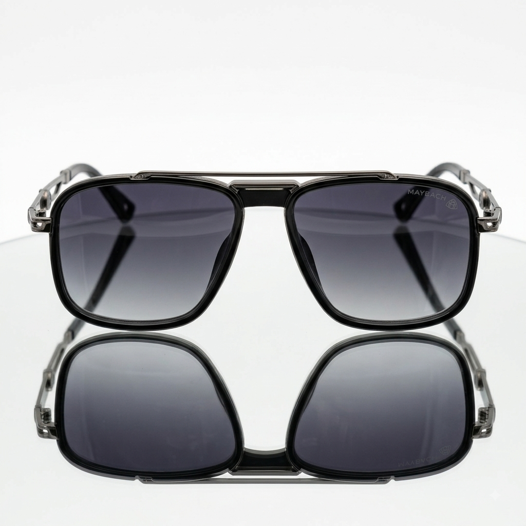 Maybach The Artist III Luxury Gunmetal Navigator Sunglasses