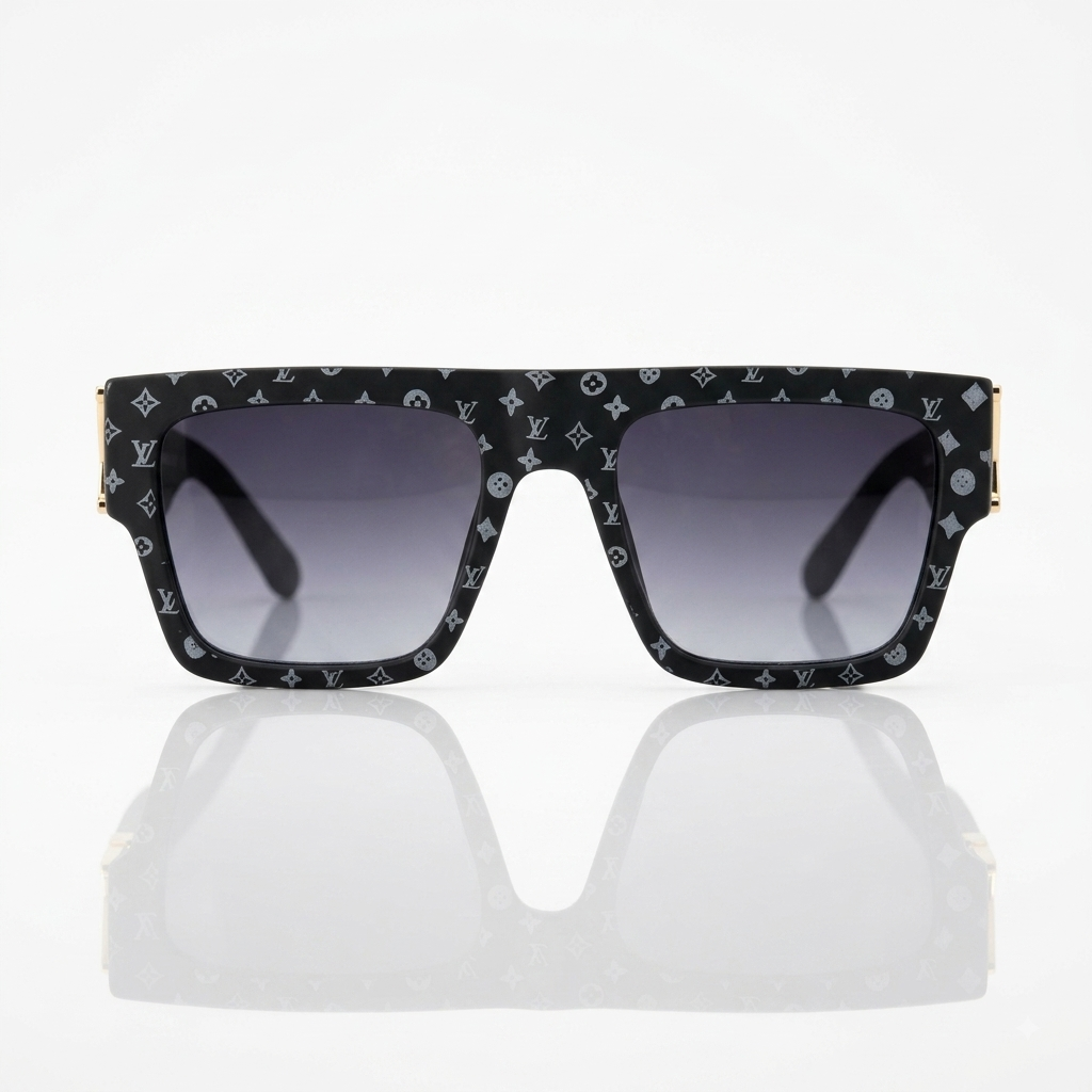Louis Vuitton Monogram Eclipse Square LV Millionaires Luxury Sunglasses
