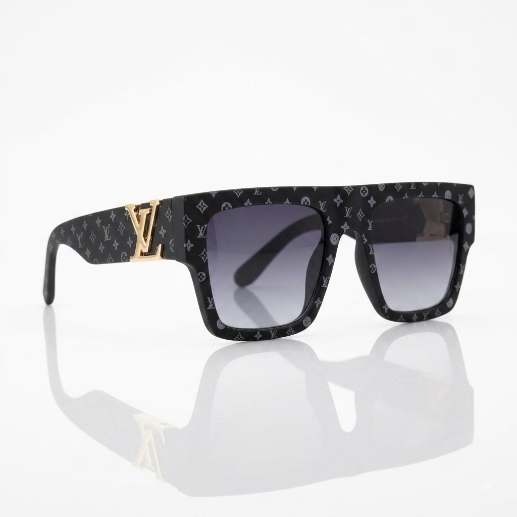 Louis Vuitton Monogram Eclipse Square LV Millionaires Luxury Sunglasses