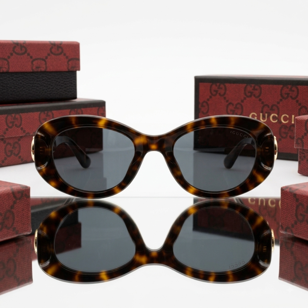Gucci Oval (GG 0984S) Luxury Sunglasses