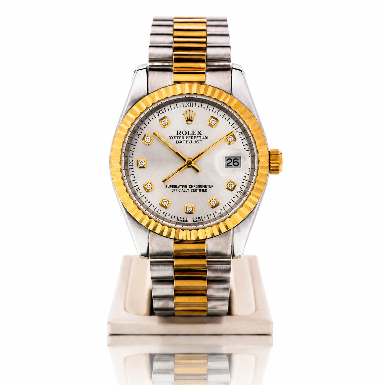 Jovera Joyce Imperial Aurum Women’s Luxury Two-Tone Timepiece