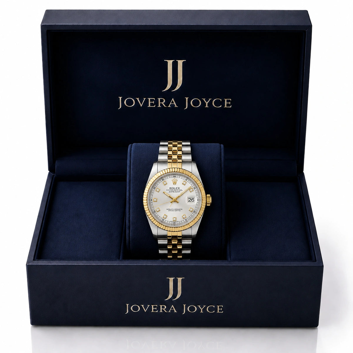 Jovera Joyce Imperial Aurum Women’s Luxury Two-Tone Timepiece