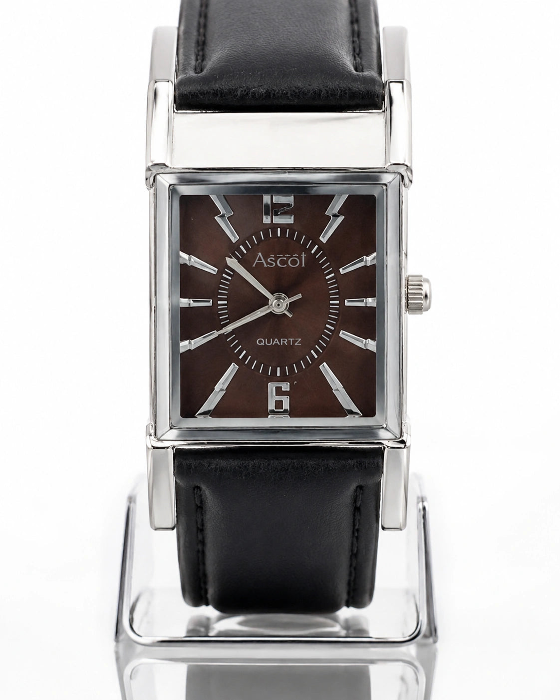 Jovera Joyce Noir Élan Rectangular Men’s Luxury Timepiece