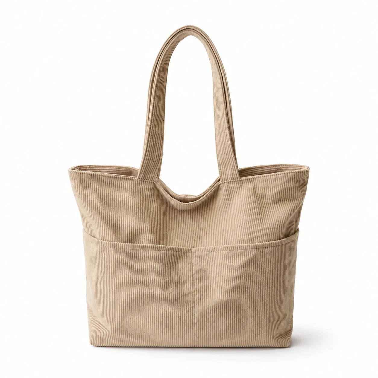 Jovera Joyce Élan Velours Sculpted Ribbed Carryall Tote