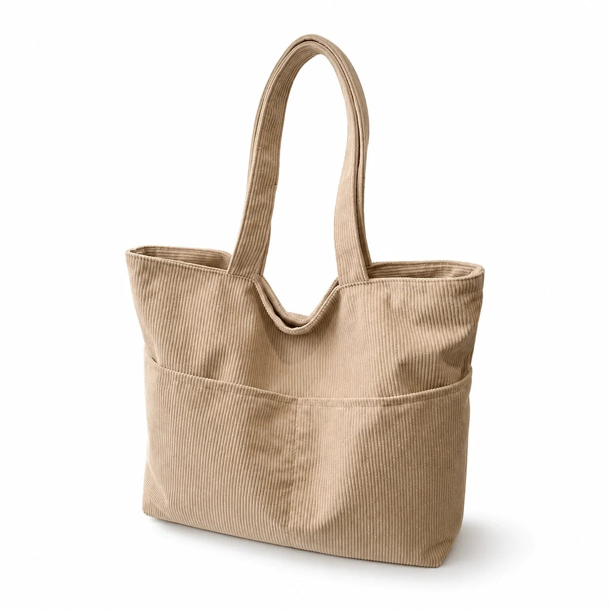 Jovera Joyce Élan Velours Sculpted Ribbed Carryall Tote