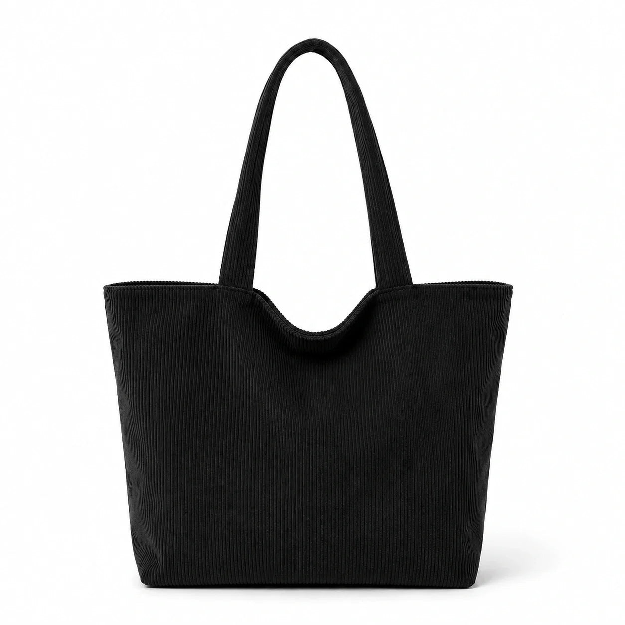 Jovera Joyce Élan Velours Sculpted Ribbed Carryall Tote