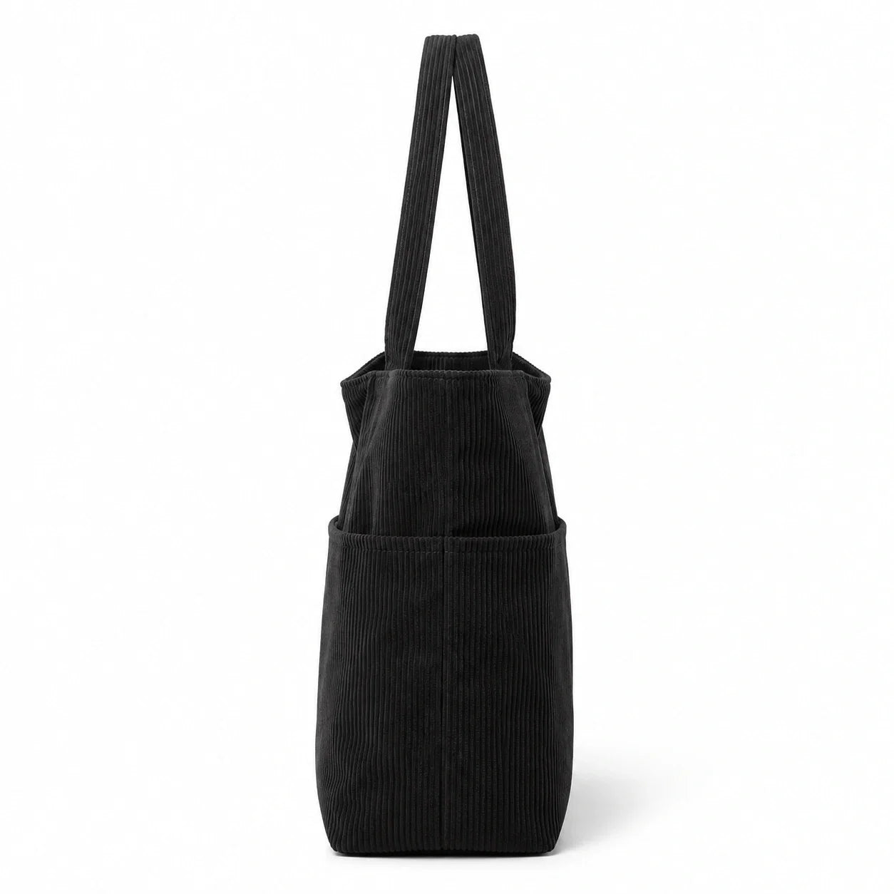 Jovera Joyce Élan Velours Sculpted Ribbed Carryall Tote