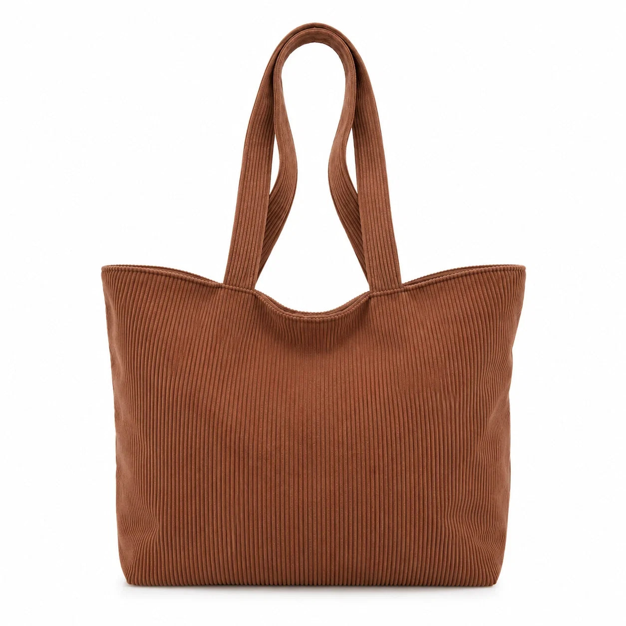 Jovera Joyce Élan Velours Sculpted Ribbed Carryall Tote