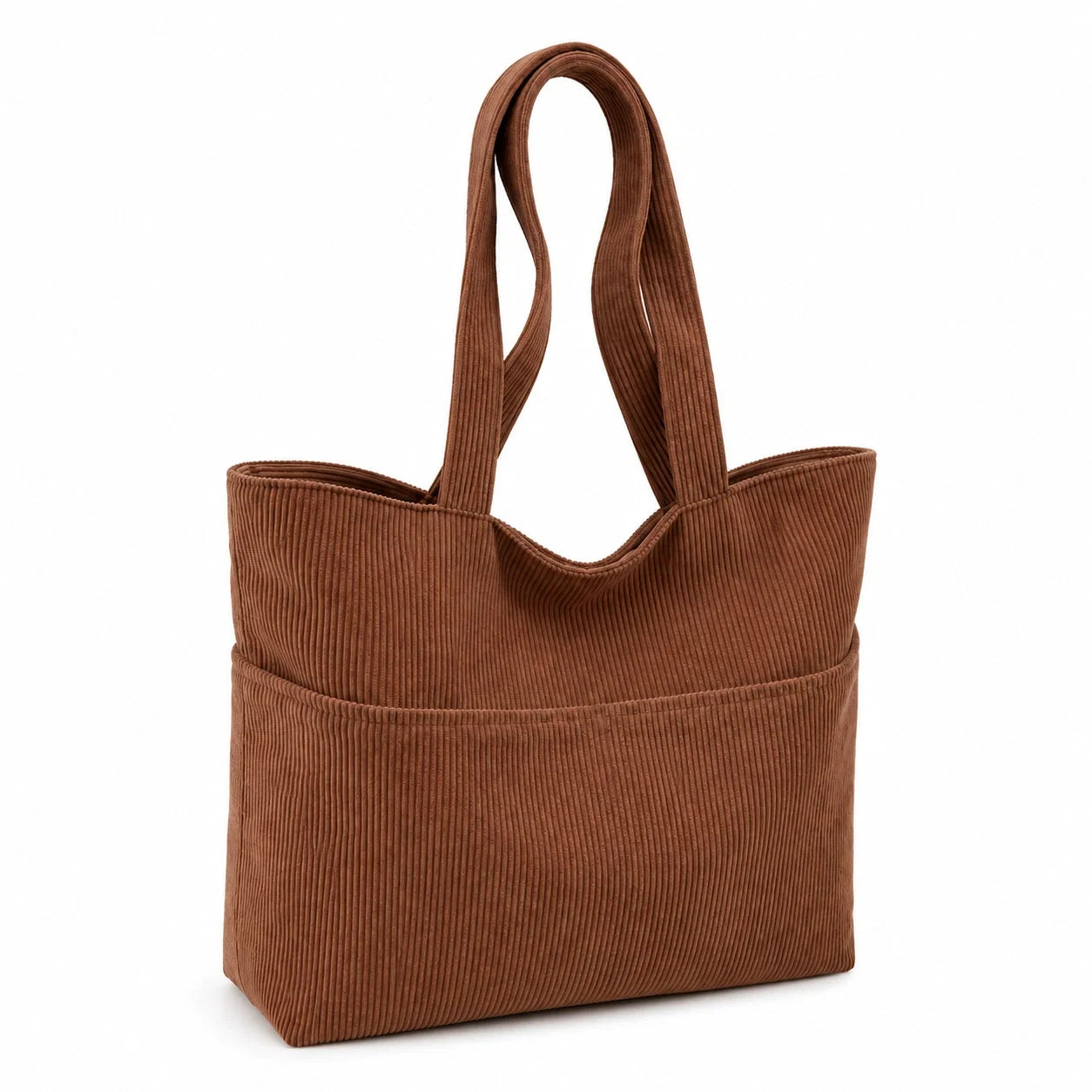Jovera Joyce Élan Velours Sculpted Ribbed Carryall Tote
