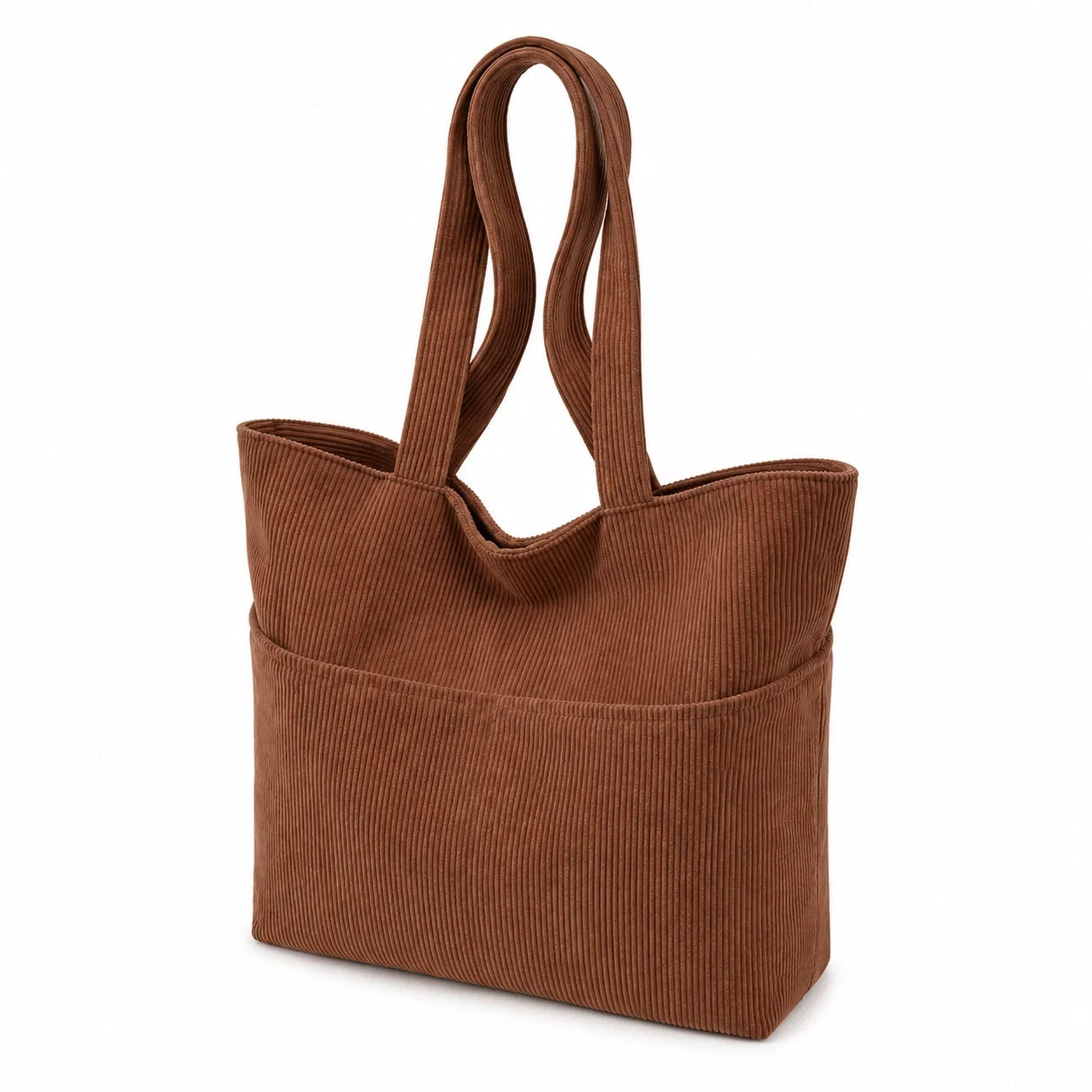 Jovera Joyce Élan Velours Sculpted Ribbed Carryall Tote