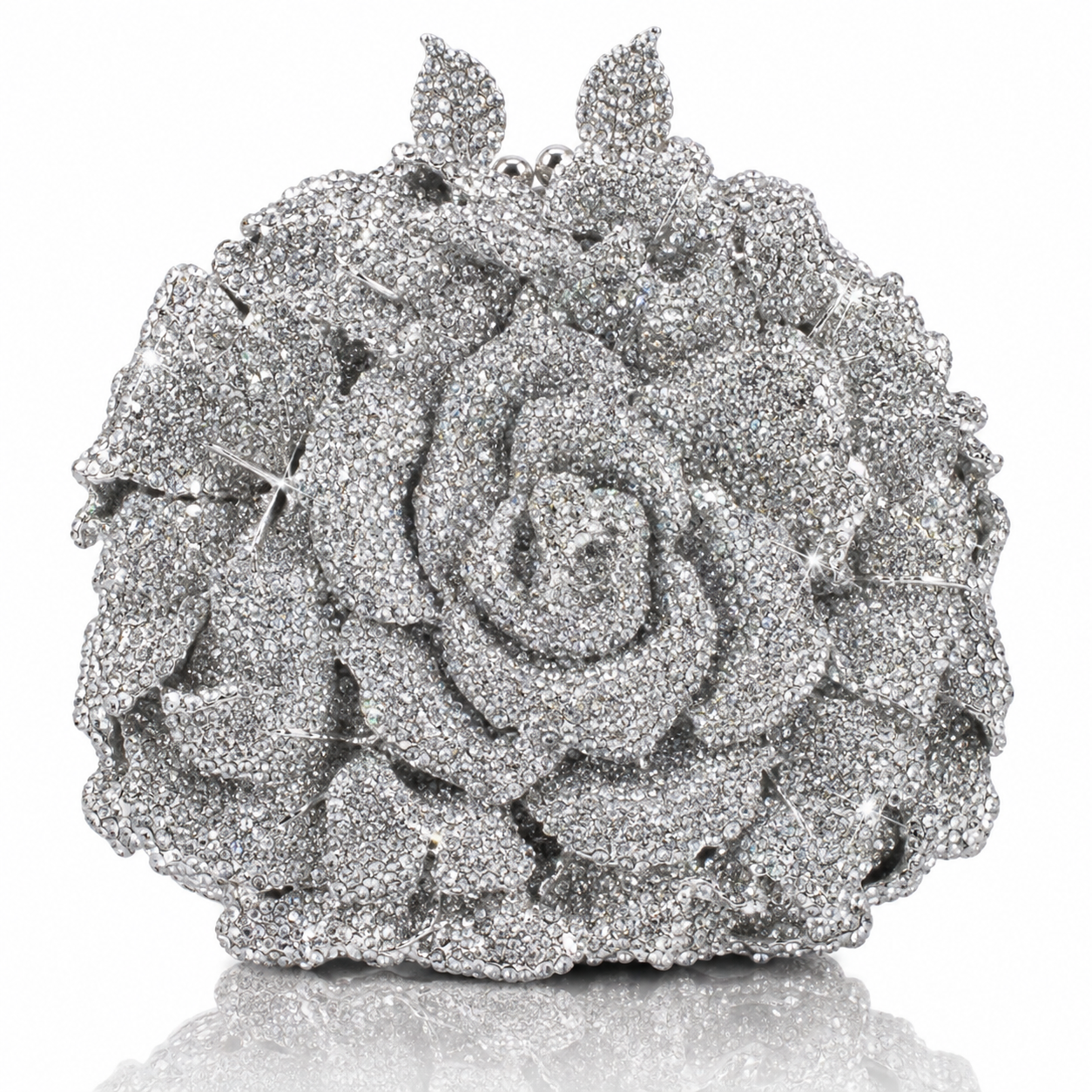 Jovera Joyce Éclat Rose Crystal Evening Clutch