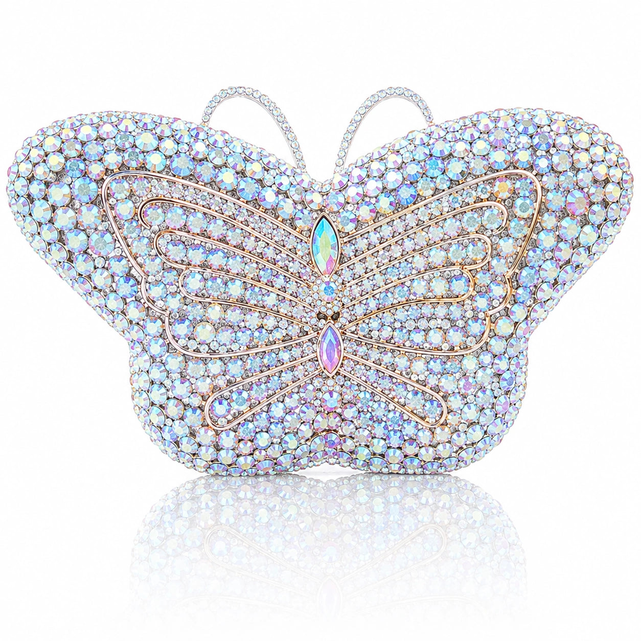 Jovera Joyce Aurelisse Papillon Crystal Wings Clutch