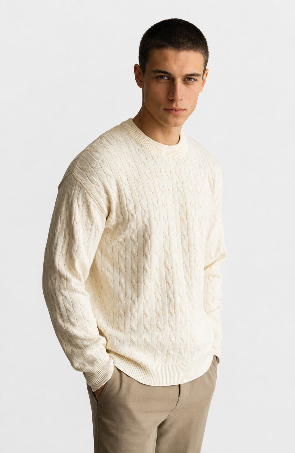 Torino Cable-Knit Sweater Jovera Joyce