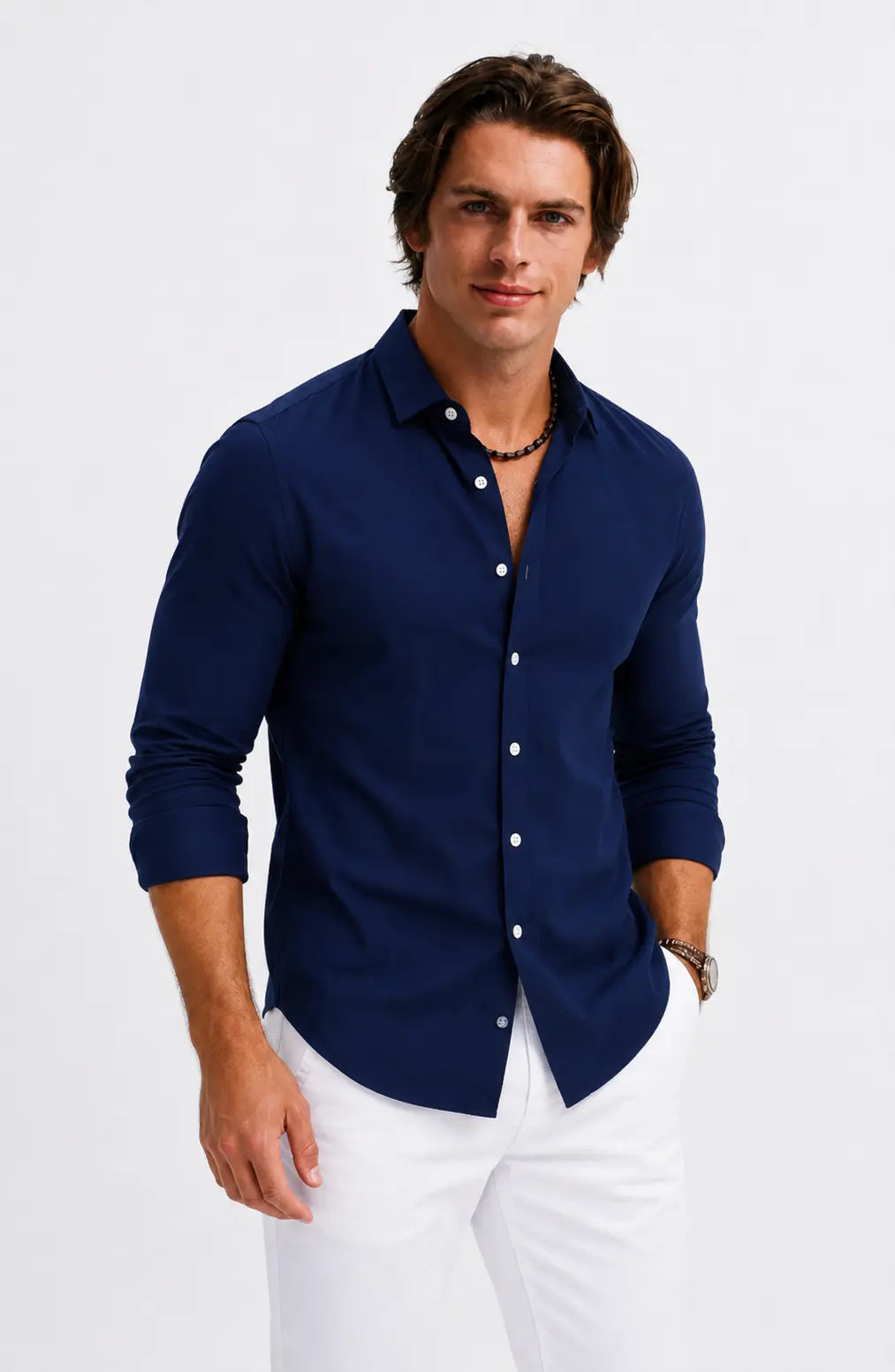Jovera Joyce Bellavere Refined Button-Front Shirt Jovera Joyce