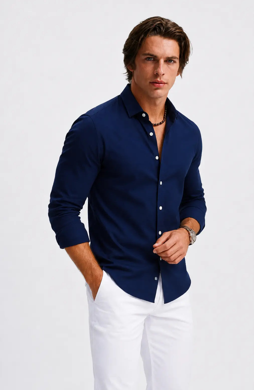 Jovera Joyce Bellavere Refined Button-Front Shirt Jovera Joyce