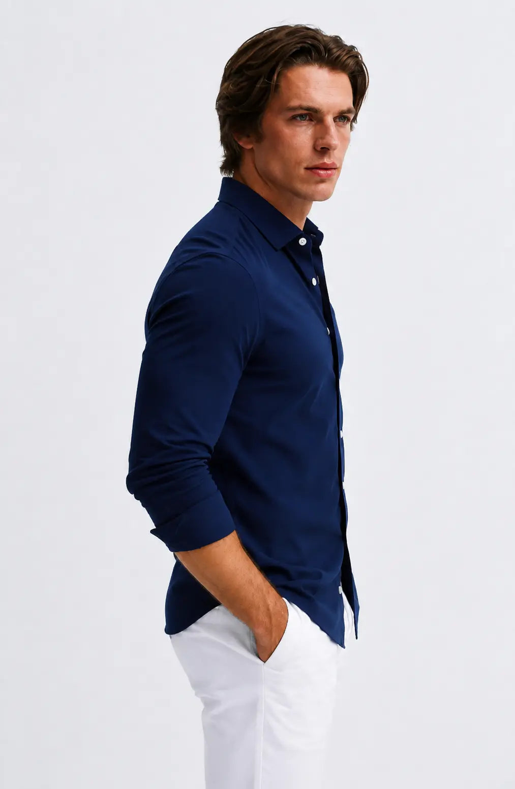 Jovera Joyce Bellavere Refined Button-Front Shirt Jovera Joyce