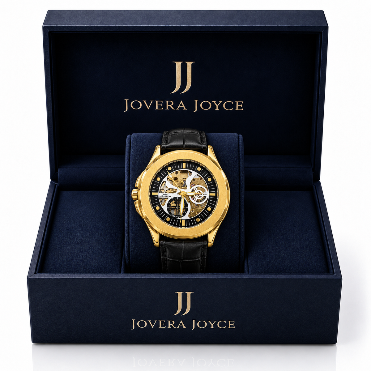 Jovera Joyce Aurelio Nocturne Skeleton Timepiece